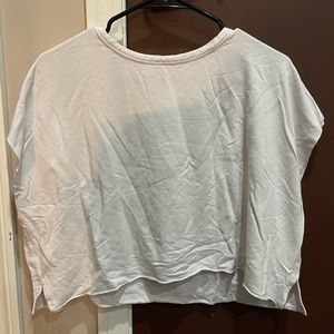 White cropped T- shirt